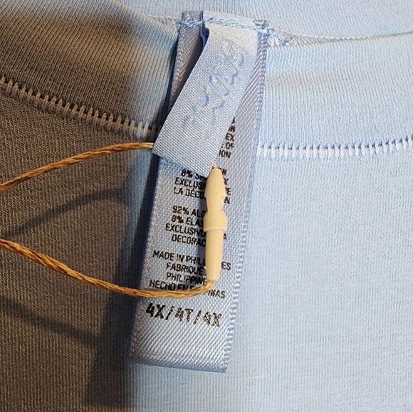 NWT SKIMS Stretchy Blue Muscle tank. Women's plus size 4X. - Picture 4 of 12